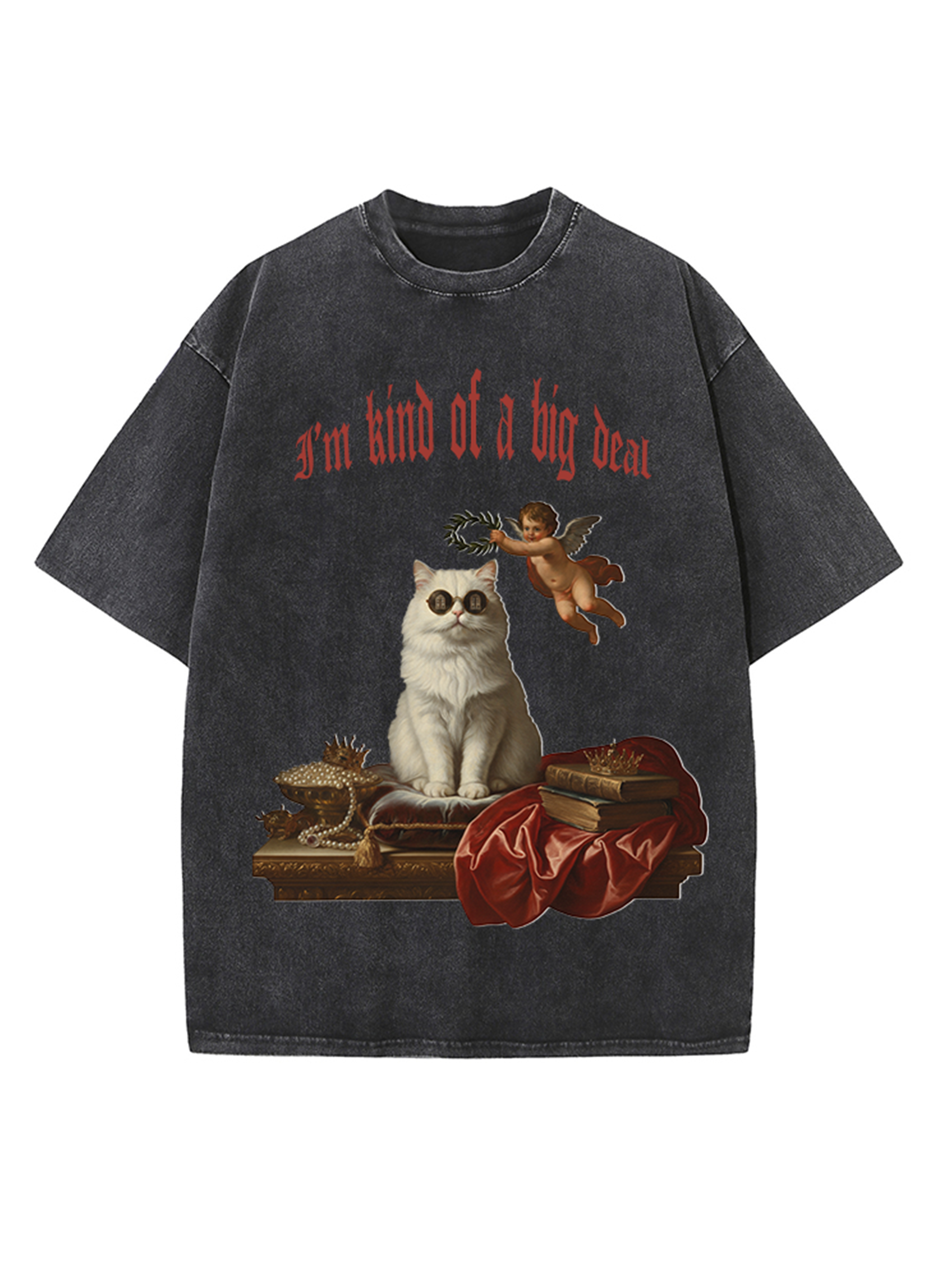 Black Vintage "I'm Kind of a Big Deal" Graphic T-Shirt